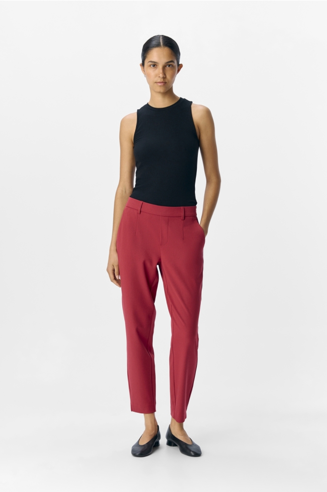 OBJLISA SLIM PANT NOOS 23029728 KARANDA RED
